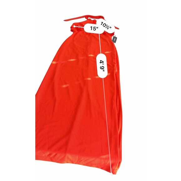 NWT BEBE COWL NECK HALTER MAXI DRESS SIZE 4 - Picture 3 of 8